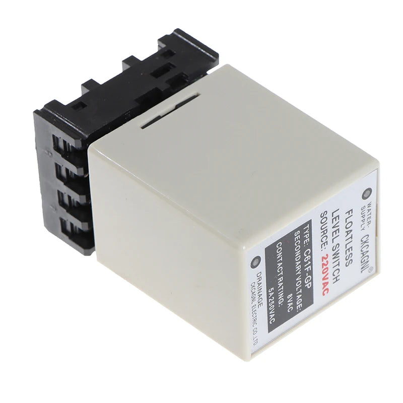 C61F-GP AC220V Floatless Level Relay Level Controller with Base
