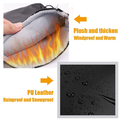Motorcycle Handlebar Muffs Winter Equipment Mitts Warmer Gloves Waterproof Handmuffs Bicycle Handle Cover Hand Covers Warmers