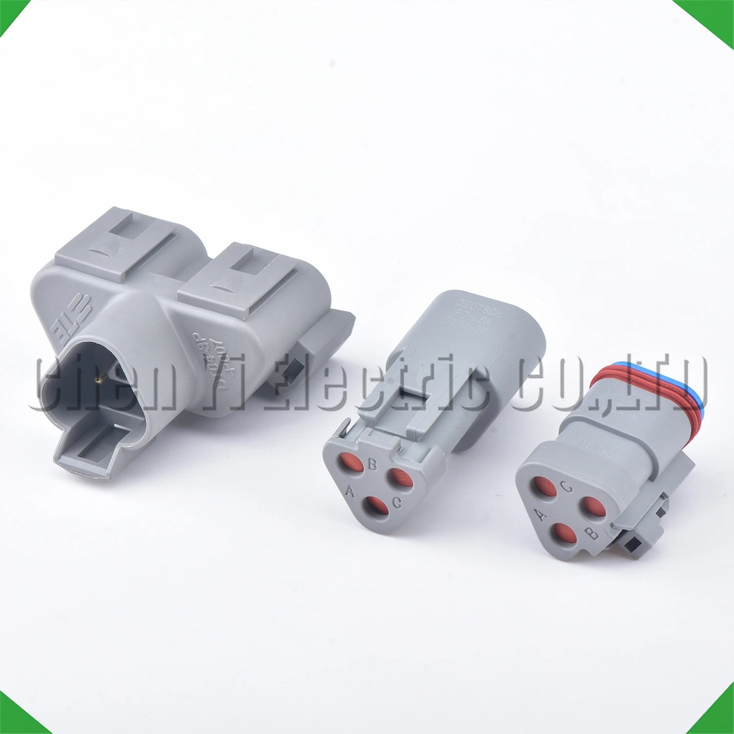 3 Pin Electrical Housing Connector DT04-3P-P007 For Deutsch DT Series