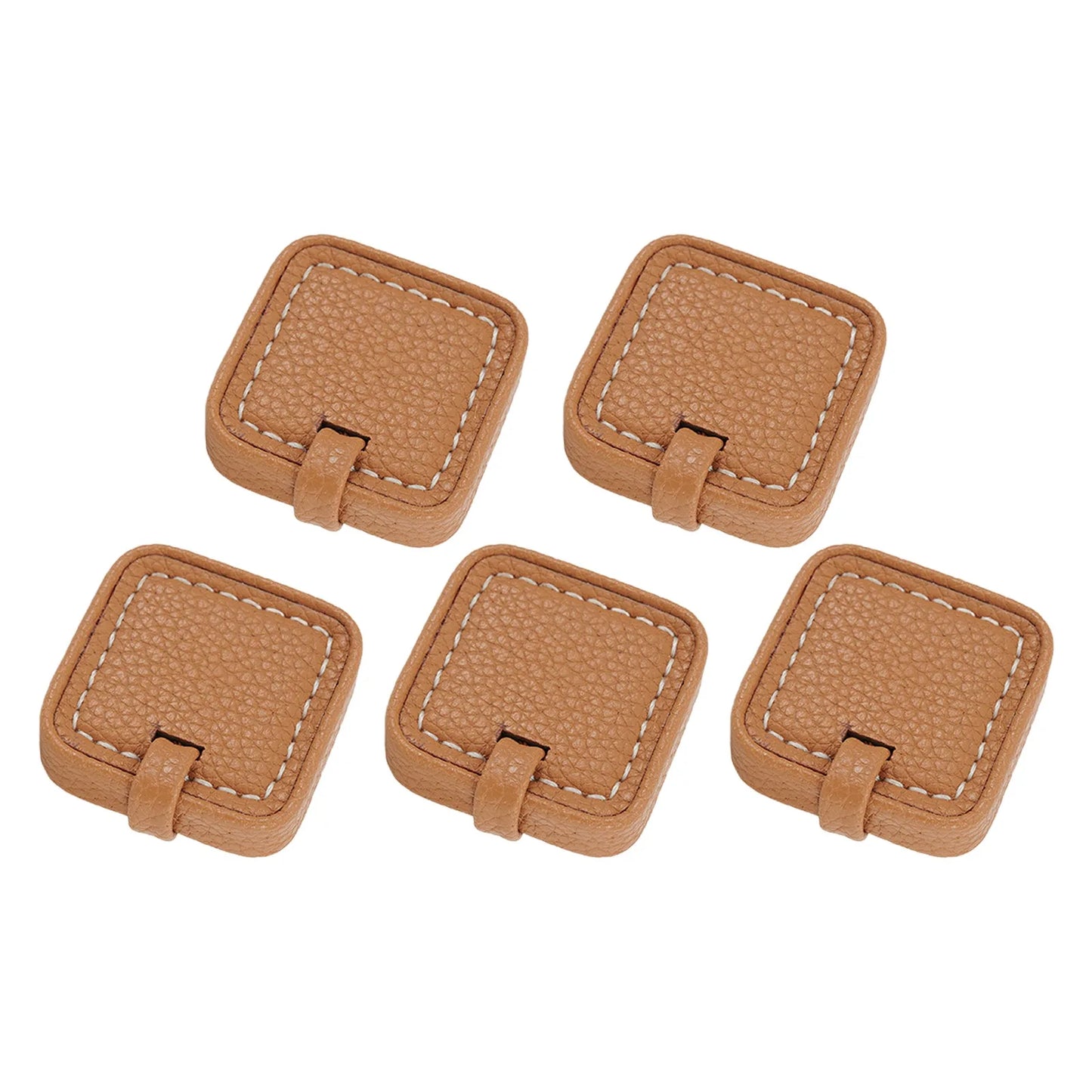 For Kitchen Cabinets Zinc Alloy Knobs Leather Drawer Pulls Stylish Furniture Pulls Sturdy Construction Stylish Furniture Accents