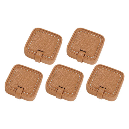 For Kitchen Cabinets Zinc Alloy Knobs Leather Drawer Pulls Stylish Furniture Pulls Sturdy Construction Stylish Furniture Accents