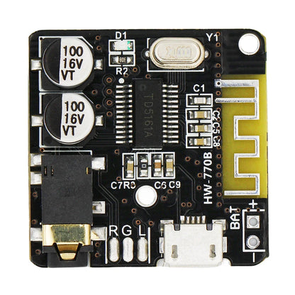 VHM-314 Bluetooth 5.0 Audio Receiver Board 3.7-5V Wireless Stereo MP3 Lossless Decoder XY-BT-Mini