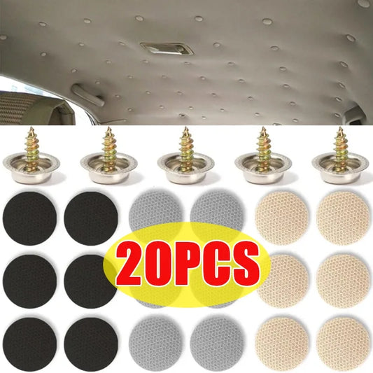 Car Interior Roof Headliner Ceiling Cloth Fixing Screw Buckle Rivets 20mm 10-20pcs