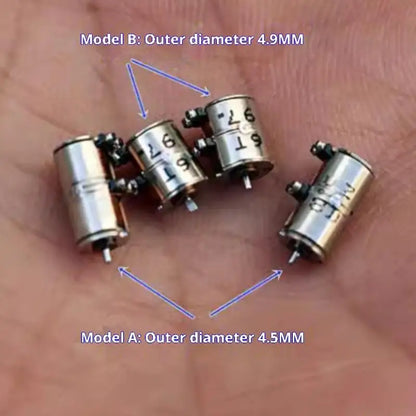 10Pcs DIY Digital Camera Lens Mini Ultra Tiny 4.5MM / 4.9MM Stepper Motor Micro 2-Phase 4-Wire Precision Step Stepping Motor