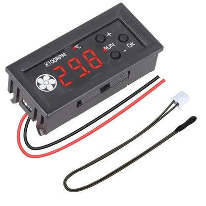 12V PWM Fan Speed Controller Digital Display Temperature Control