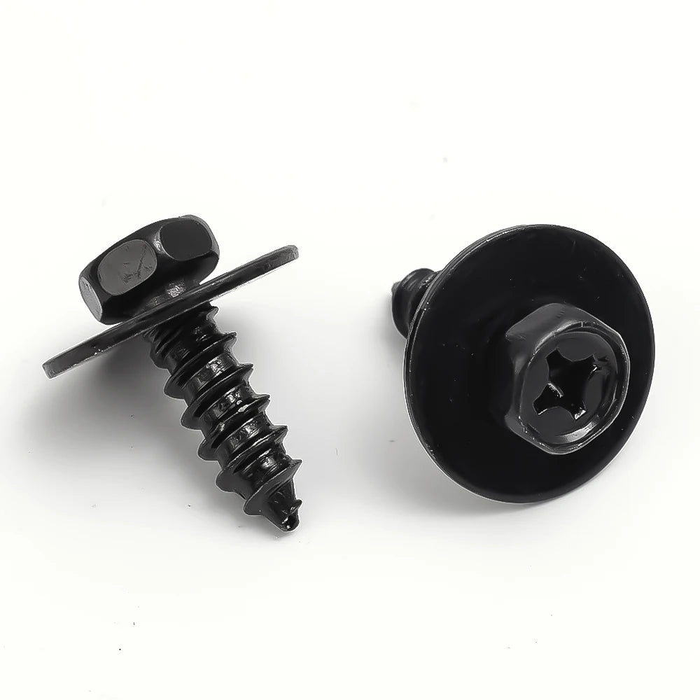Automotive Hexagonal Self-tapping Screws Fender Splash Guard Rivet Clips 20x24mm 10-50pcs