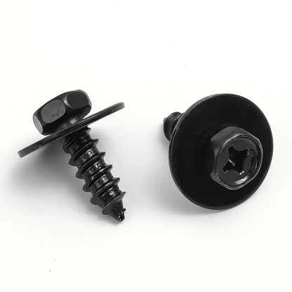 Automotive Hexagonal Self-tapping Screws Fender Splash Guard Rivet Clips 20x24mm 10-50pcs