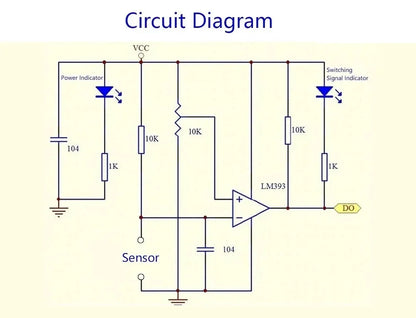 Photosensitive Brightness Sensor Module 3.3-5V Photoresistor Light Detection for Arduino