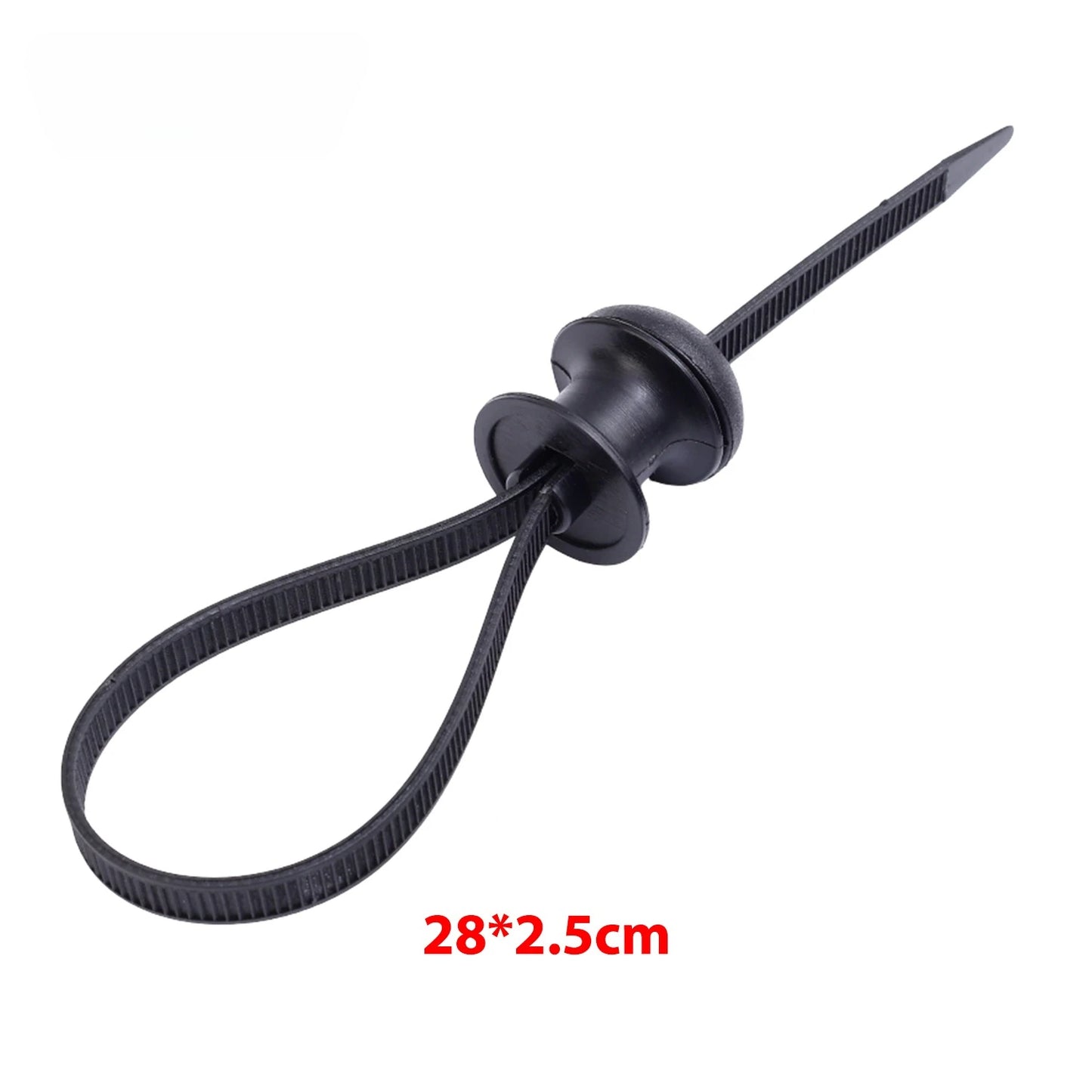 Black Nylon Zip Tie Mount Base Plate Cable Clip