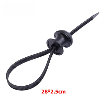 Black Nylon Zip Tie Mount Base Plate Cable Clip