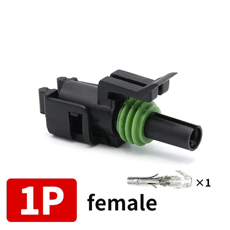 2.5 Series Waterproof Connector 1/2/3/4/6 Pin Male Female for Haltech MAP TPS GM