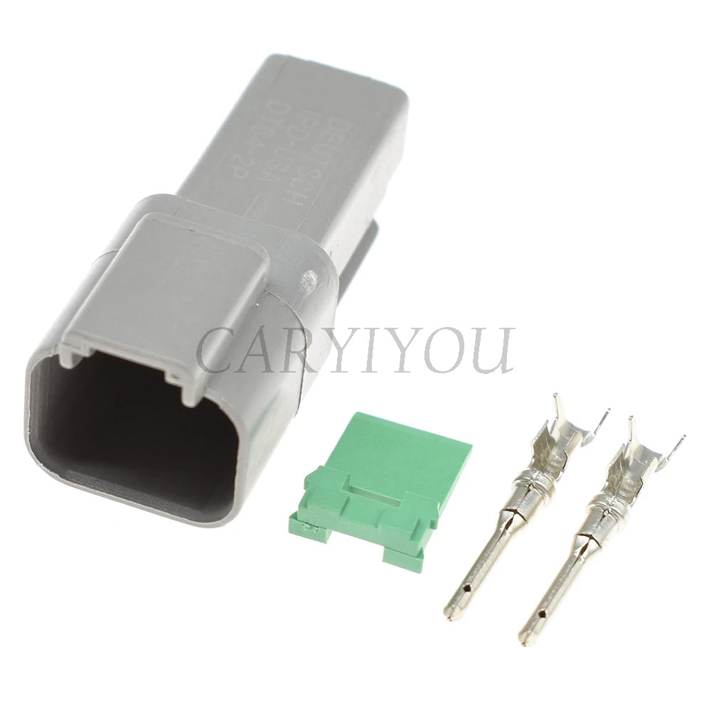 2 Pin Male Female Sealed Waterproof Electrical Wire Connector Plug 22-16AWG DT06-2S DT04-2P