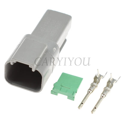 2 Pin Male Female Sealed Waterproof Electrical Wire Connector Plug 22-16AWG DT06-2S DT04-2P