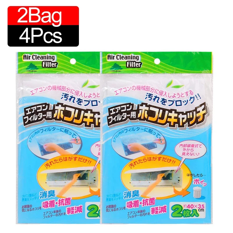 20/2PCS Anti-Dust Air Condition Outlet Filter Mesh Anti-dust Net Cleaning Purification Household Air Conditioner Cleaning Filter