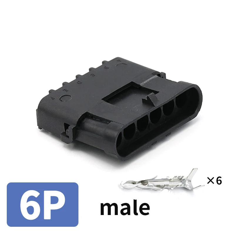 2.5 Series Waterproof Connector 1/2/3/4/6 Pin Male Female for Haltech MAP TPS GM