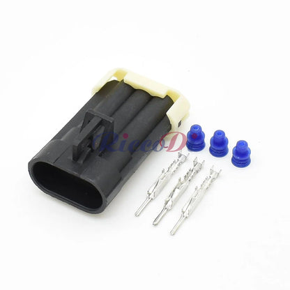 3-Pin 1.5mm Front Lamp Socket Connector 1212961 12129615 12110293 DJ7032Y-1.5 for Chevrolet GM