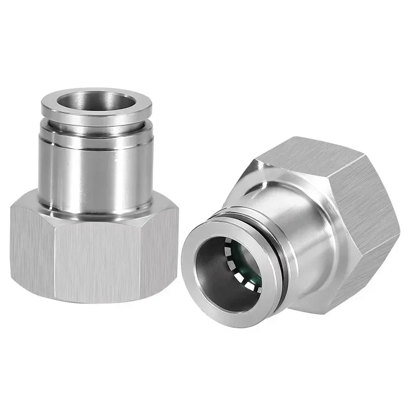 304 Stainless Steel Quick-Connect Air Hose Fittings BSP 1/8 1/4 3/8 1/2 Pneumatic Pipe Connectors Corrosion Resistant