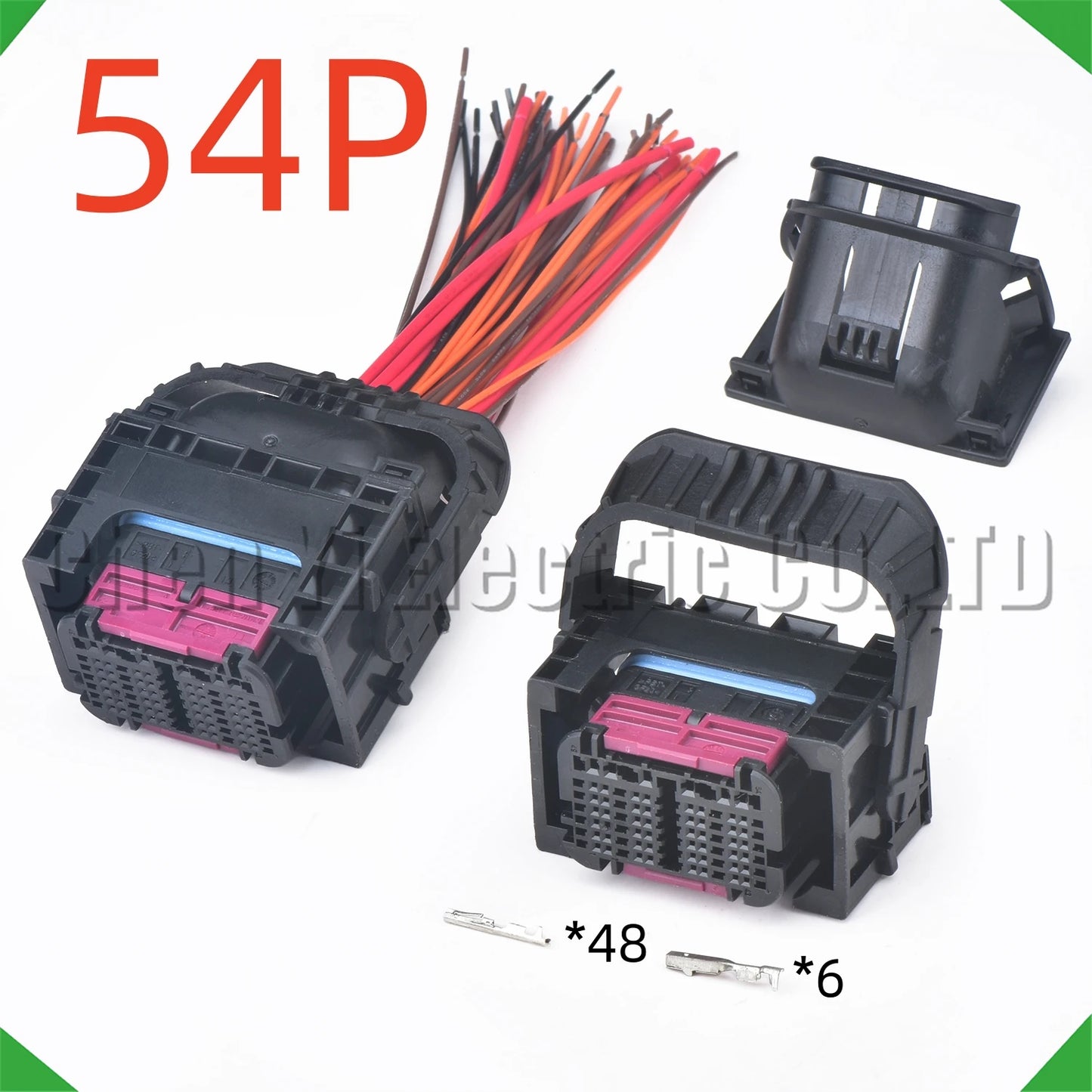 54 Pin ECU Connector Wire Harness Plug for BMW & Mercedes-Benz