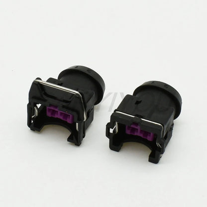 DJ7023A/B-3.5-21 2-Pin 3.5mm Waterproof Automotive Connector Plug with Terminals
