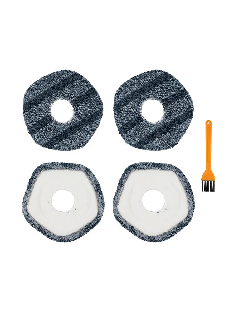 Daily Maintenance 13.5*13 Cm Robot Vacuum Pads Easy Install Vacuum Cleaner Pads Vacuumcleaner Versatile Pack Options