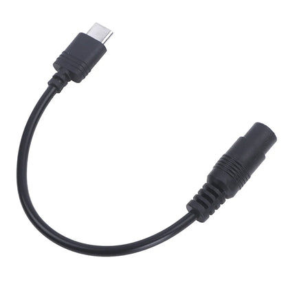 DC Type-C Female to 5.5x2.1mm Female Cable – 5521 DC Power Jack Adapter & USB Type-C Power Converter