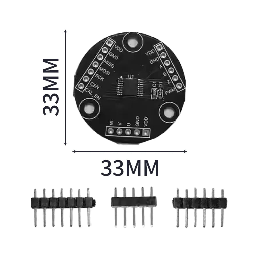 MT6826S High-Precision High-Speed Magnetic Encoder Angle Sensor Module for Arduino