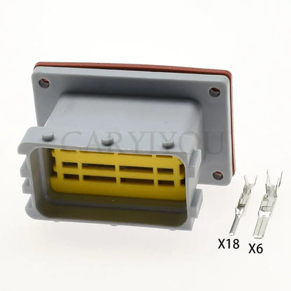 211PC249S8005 / HCCPHPE24BKA90F FCI 24-Pin Waterproof ECU Connector — Oil-to-Gas Computer Board Plug
