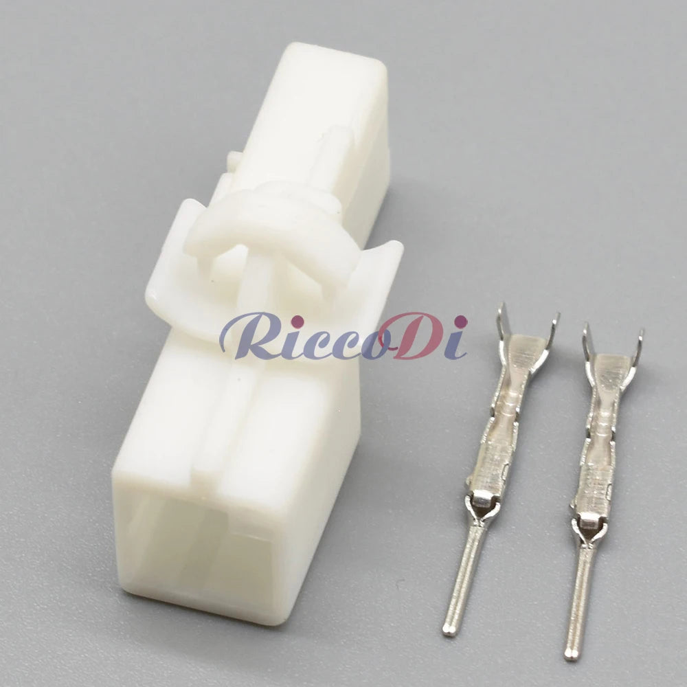 2 Pin 1mm Reader Coil Light Socket Connector 7282-5845 7283-5845 DJ7029YB-1 PA66 for Toyota