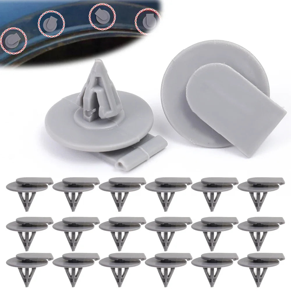 Car Fender Plastic Rivet Clip — Wheel Arch Trim Clips Fastener for BMW Mini R50 R53 10/50pcs
