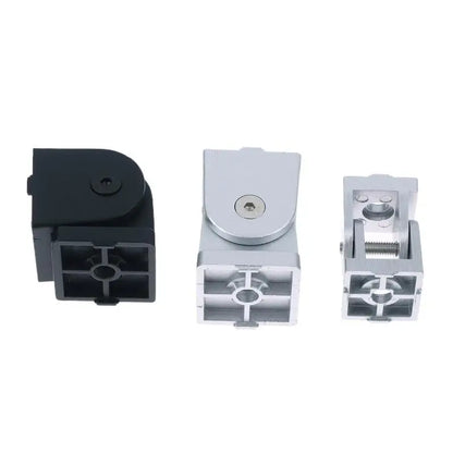 Zinc Alloy Hinge Industrial Aluminum Angle Connector for 20/30/40 Profiles
