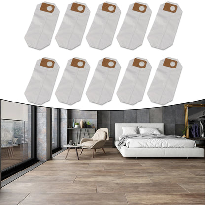 410 Dust Bags for Uwant V100 K100 Robot Vacuum Cleaner Two Layer Filtration System to Minimize Dust Release During Emptying