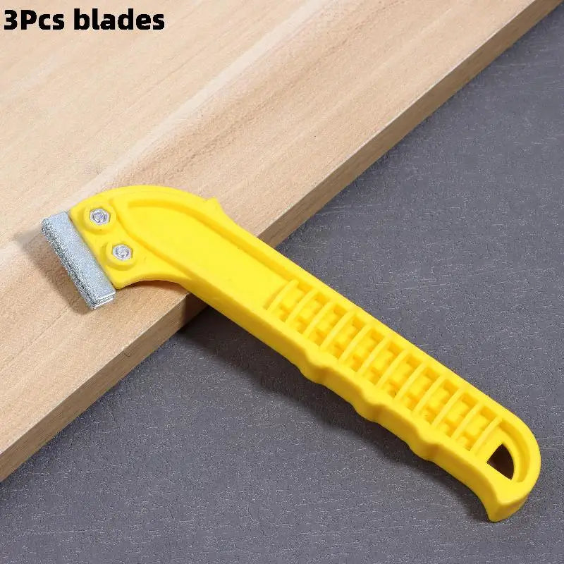1pc Wall Floor Tiles Seam Caulk Grout Remover Paint Scraper Tile Joint Cleaner Knife Blade Construction Drywall Taping Tool