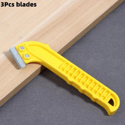 1pc Wall Floor Tiles Seam Caulk Grout Remover Paint Scraper Tile Joint Cleaner Knife Blade Construction Drywall Taping Tool
