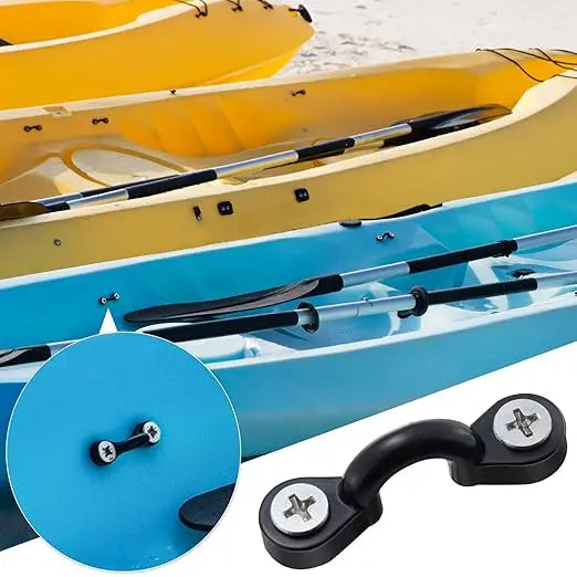 Kayak Deck Rigging Kit Pad Eyes Bungee Cord Tie Down Marine Hardware