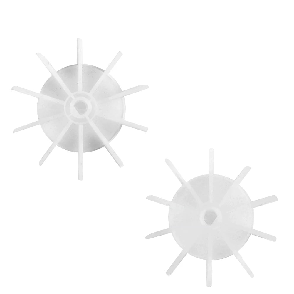 Plastic Replacement Fan Blade for Air Compressor Compatible with Direct Online Motor Features Low Noise and Stable Structure
