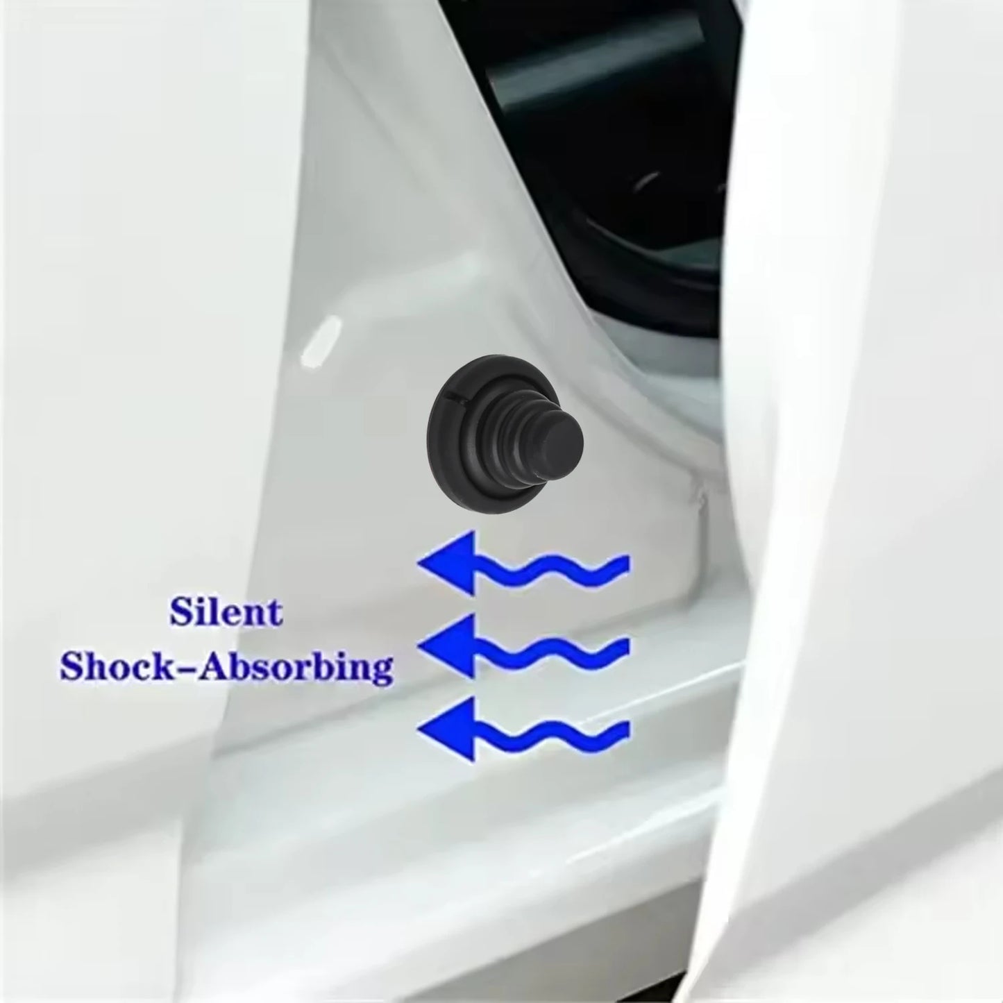 Silicone Door Shock Absorber Cushion Universal Hood Rear Trunk Reduce Noise Crashproof Airbag Buffer Anti Collision Pad Sticker