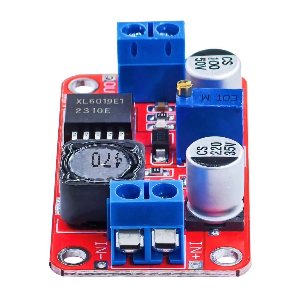 XL6019 DC-DC Step-Up Boost Converter Module 5A Adjustable 3.3-35V to 5V/6V/9V/12V/24V Power Supply Regulator