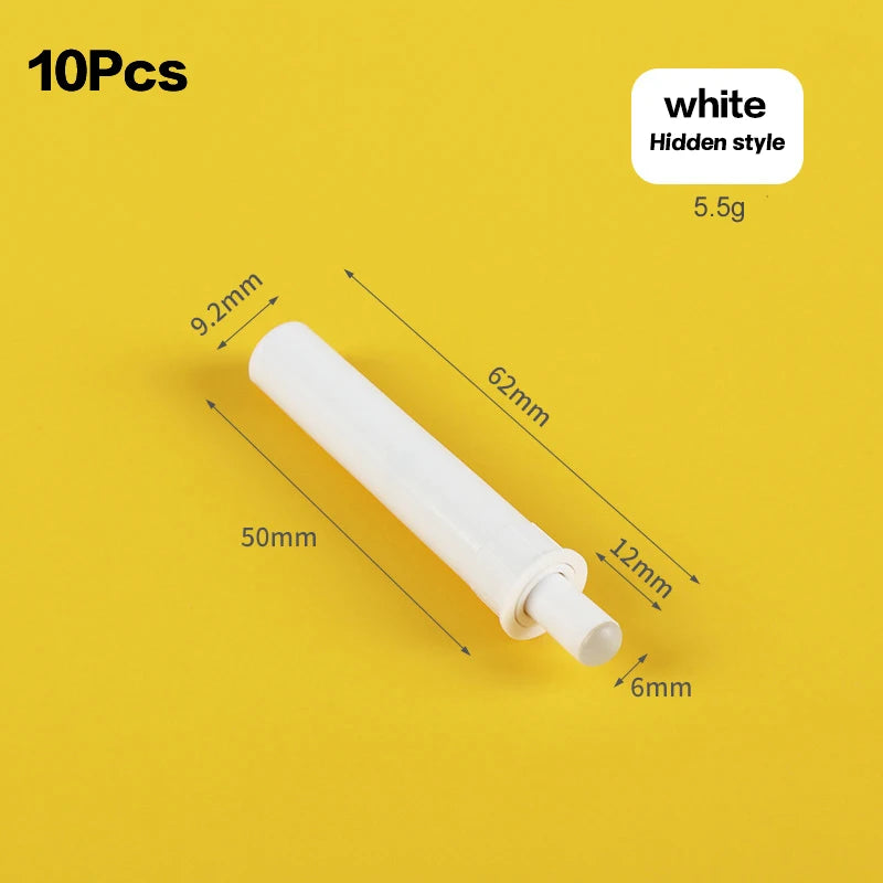 10PCS Cabinet Door Catch Damper Buffer – Soft Close Furniture Hardware for Kitchen Cupboard & Drawer Quiet Closing