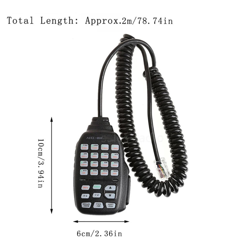 1pcs HM-133V 8-pin Microphone For ICOM IC Series: IC-208H, IC-2100H, IC-2200H, IC-2300H, IC-2702H, IC-2710H, IC-2720H