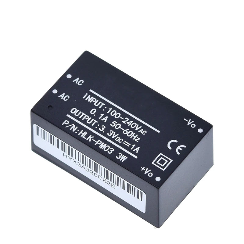 HLK Series AC-DC Mini Power Supply Module 220V to 3.3V/5V/12V for Smart Home and DIY Electronics