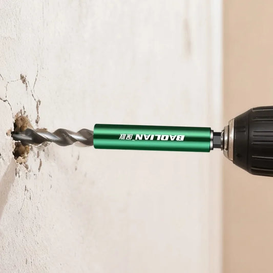 80/120mm Magnetic Hexagonal Handle Extension Connecting Rod 1/4 Telescopic Quick Release Electric Drill Screwdriver Bit Holder