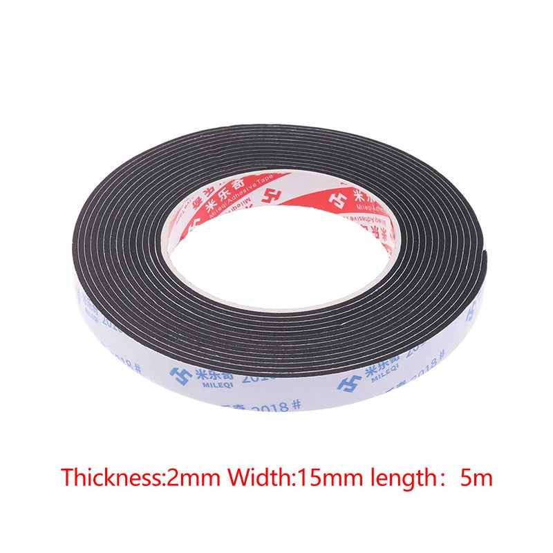 New Shock-resistant Universal Suitcase Wheel Cover 5M Luggage Wheel Mute Tapes Soundproof Sticker Door Window Gaps Sealed Tool