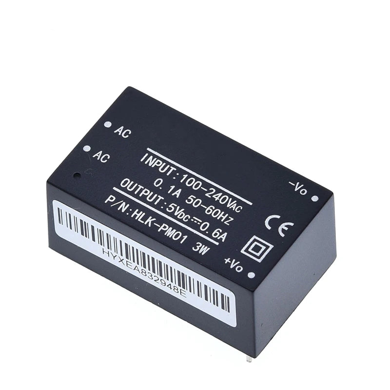 HLK Series AC-DC Mini Power Supply Module 220V to 3.3V/5V/12V for Smart Home and DIY Electronics