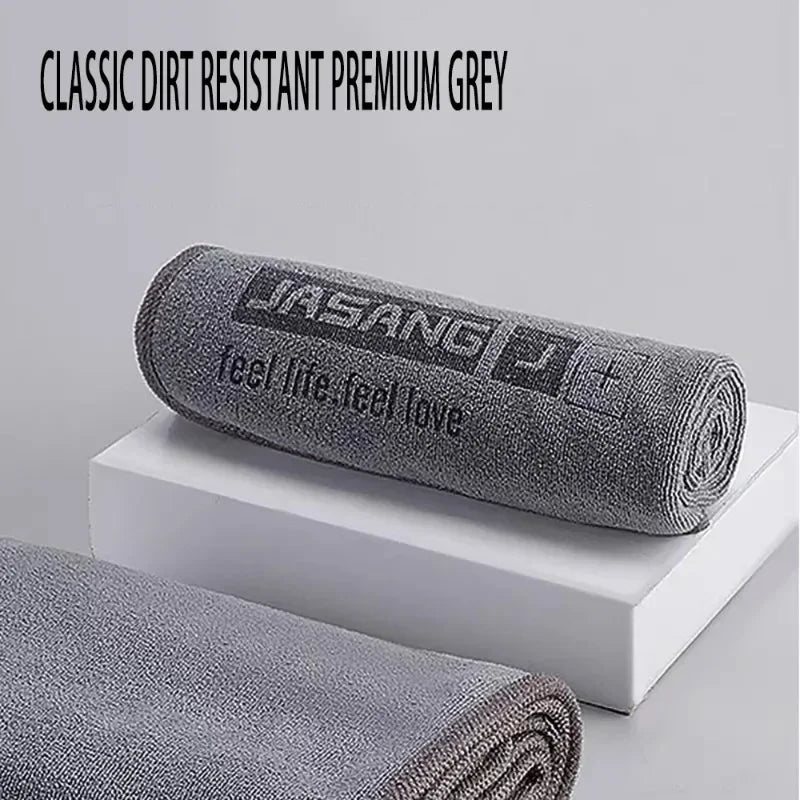 New High-end Microfiber Car Wash Towel Soft Drying Cloth Car Body Towels Double Layer Plush Thicken Water Absorption Car Rag