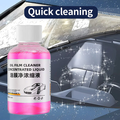 Automotive Windshield Concentrated Cleaner Car Glass Oil Film Remover 50ml