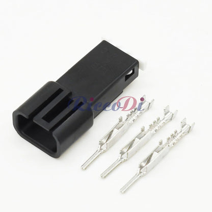 3 Pin Delphi Metri-Pack 150 Connector 12047782 DJ7035YB-1.5 Unsealed Male Female Black