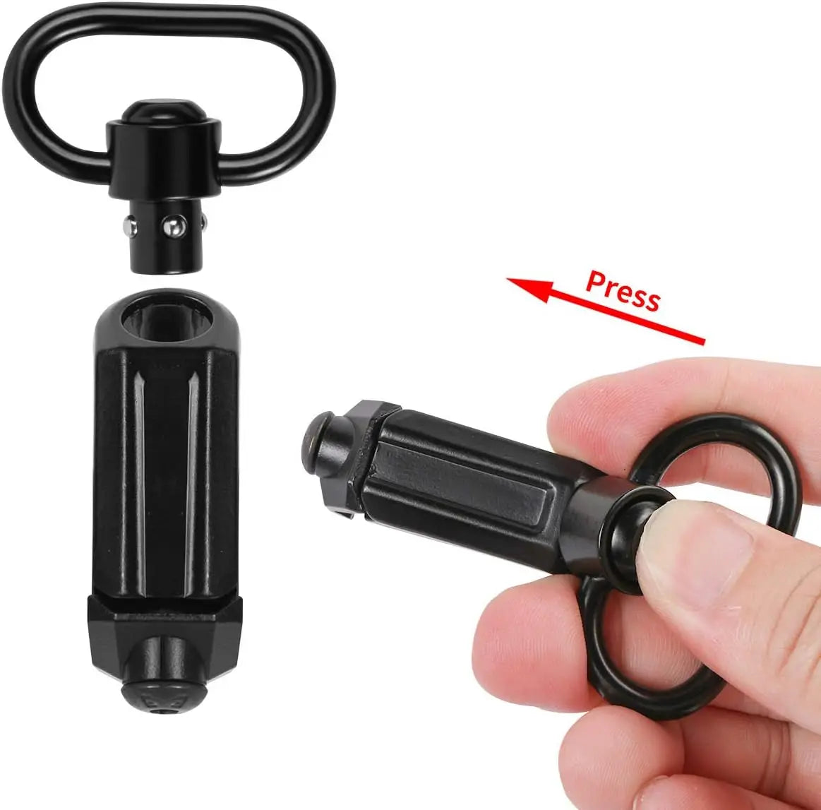 Tactical Quick Detach RSA GBB Buckle QD Sling Steel Mount Attachment Adapter Fit 20mm Rail Hunting Tool Buckle Clip Accessories