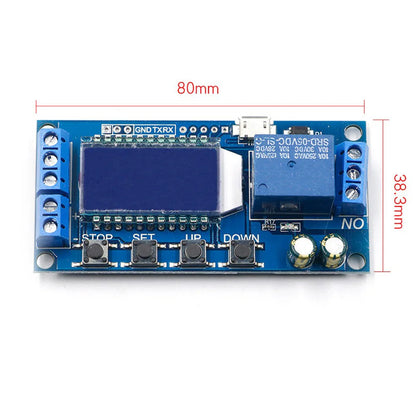 1pcs Timer Relay Industrial Timer Relay 5V/12V/24V Timer Module Switch With LCD Display Relay Module Electronic Components