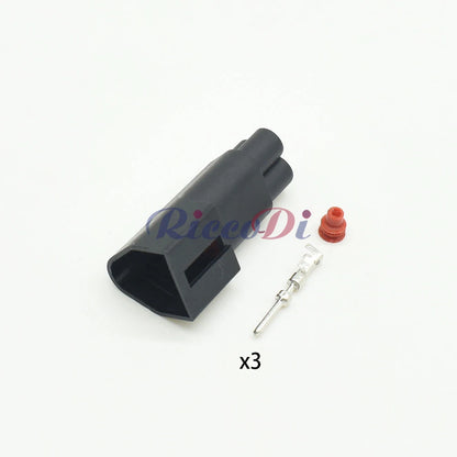 3-Pin 1.5mm Triangle Wire Harness Connector 7-1437710-9 3-1437712-1 DJ7032Q-1.5 for Ford