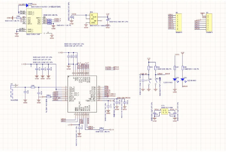 ESP32 Series SuperMini Development Board WiFi Bluetooth for C3, S3, H2, C6